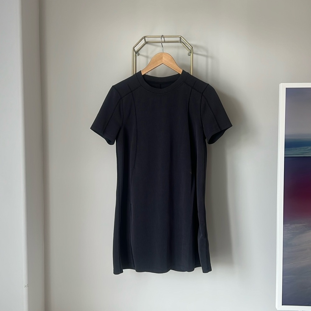 Lululemon It’s All Yours T-Shirt Dress Ribbed Softstreme